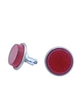 Chevrolet Parts -  Chevrolet License Plate Fastener - Red Jewel Plastic Reflector