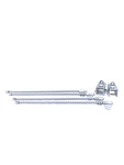 Chevrolet Parts -  Chevrolet Curb Feelers -Chrome Flex Wire Clamp On