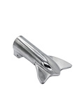 Chevrolet Parts -  Chevrolet Exhaust Extension. Repro Of Original Right Side Whale Tail Shape (Chrome) With Clamp