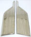 Chevrolet Parts -  Chevrolet Car Gravel Shields -Front Fender Stainless