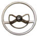 Chevrolet Parts -  Chevrolet Car Steering Wheel -Butterfly Accessory, White - 6 Month Warranty From Time Of Purchase