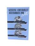 Chevrolet Parts -  Chevrolet Glove Box Accessory Book - Color Reproduction