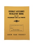 Chevrolet Parts -  Chevrolet Accessory Installation Manual (Superb)