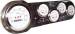 Chevrolet Parts -  Chevrolet Dash Panel 53-54 Chevy Car - Billet Aluminum, Polished 3-3/8" Speedometer 1 Medium 4 Small Holes