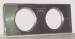 Chevrolet Parts -  Chevrolet Dash Panel 40 Chevy Car - Billet Aluminum, Polished - 2 Holes Medium 3-3/8"