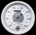  Parts -  Classic Instruments 4-5/8" Speedtachular Speedo-Tach Gauge - All American Series 12v