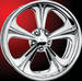  Parts -  Wheels, Billet Aluminum - Legends Series. Bullet, Polished