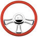  Parts -  Steering Wheel, Billet, Half Wrap -15.5 Inch, Chicayne
