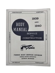 Chevrolet Parts -  Chevrolet Car Manual, Fisher Body Construction and Adjustment (Superb Reproduction)
