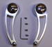  Parts -  Door Handle Levers, Interior Billet, Open Design