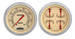  Parts -  Car Instrument Gauges- Classic line Tan With Red Pointer Direct Fit 12v