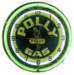  Parts -  Clock Green Neon Polly Gas