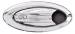  Parts -  Door Handles. Chrome Elliptical With Inserts -Crescent Lever (Paul Atkins Signature Series)