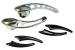  Parts -  Door Handle, Interior -Chrome, Includes Inserts (Paul Atkins Signature Series)