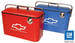  Parts -  Beverage Cooler, Vintage Style -Red, Blue or Black With White Chevrolet Lettering
