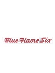 Chevrolet Parts -  Chevrolet Car Valve Cover Decal -"Blue Flame" Engine - Red