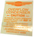 Chevrolet Parts -  Chevrolet Radiator Overflow Tank Decal