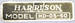 Chevrolet Parts -  Chevrolet Heater Decal - "Harrison"