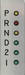  Parts -  Transmission Gear Shift LED Indicator. Non Overdrive, Vertical (Dakota Digital)