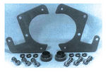 Chevrolet Parts -  Chevrolet Brake Disc Conversion Front - 49-54 Chevy Car Independent Front Suspension (Also 53-62 Corvette). Basic Kit (No Rotors/ Calipers)