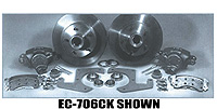 Chevy Parts -  Chevy Car Brake Disc Conversion Front- 39-40 Knee Action. Complete Kit - 5 Lug
