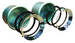  Parts -  Headlight, Frenched Set - Chrome For 7" Lights. 40'S-50'S Cars And Trucks Weld In