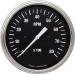  Parts -  Instrument Gauges - Tach 8000rpm - Hot Rod Series - Flat Lens (Black Face) 12v