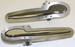  Parts -  Door Handle Set, Exterior -Spoon Style in Chromed Metal, KINDIG IT DESIGN 