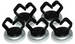  Parts -  Clip, Mag Daddy Universal Ultra-Strong Cable Magnet (Black) 5 Pack