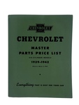 Chevrolet Parts -  Chevrolet Parts Book (Best For 42 and Earlier)