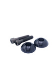  Parts -  Fender Washer And Bolt Kit, Aluminum Black Anodized 