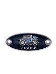 Chevrolet Parts -  Chevrolet Car Emblem "Body By Fisher". Outside Right Cowl