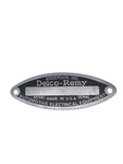 Chevrolet Parts -  Chevrolet Tag - "Delco Remy" Starter, Generator and Distributor
