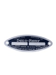 Chevrolet Parts -  Chevrolet Tag - "Delco Remy" Starter, Generator and Distributor