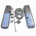 Chevrolet Parts -  Chevrolet Engine Dress-Up Kit, Chrome Big Block Chevy - Short Valve Cover (Flames)