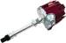 Chevrolet Parts -  Chevrolet Distributor Chrome Aluminum Chevy V8 HEI Electronic With 50k Coil - Red Cap