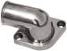 Chevrolet Parts -  Chevrolet Thermostat Housing (Gooseneck, Water Neck) Polished Aluminum Small Block Chevy O-Ring - 90 Deg. Swivel