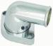 Chevrolet Parts -  Chevrolet Thermostat Housing (Gooseneck, Water Neck) (90 Degree) Chrome Aluminum 1966-75 Small Block Chevy 283-350 O-Ring
