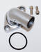 Chevrolet Parts -  Chevrolet Thermostat Housing (Gooseneck, Water Neck) Polished Aluminum 1966-75 Small Block Chevy 283-350 O-Ring (15 Degree)