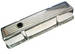 Chevrolet Parts -  Chevrolet Valve Cover Polished Aluminum Small Block Chevy Tall - Ball Milled With Hole and Baffled (Includes Grommets)