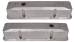 Chevrolet Parts -  Chevrolet Valve Cover Polished Alum Small Block Chevy Recessed Tall - Ball Milled With Hole and Baffled (Grommets and Bolts)