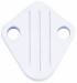 Chevrolet Parts -  Chevrolet Fuel Pump Block-Off Plate, Polished Aluminum Big Block Chevy