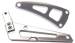 Chevrolet Parts -  Chevrolet Alternator Bracket Chrome Aluminum Big Block Chevy - Long Water Pump (Includes Hardware)