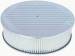 Parts -  Air Cleaner, Polished Aluminum 14" X 4" Round -Ball Milled, Paper Element and Hi-Lip Base
