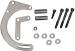 Chevrolet Parts -  Chevrolet Alternator Bracket Chrome 1955-68 Small Block Chevy 283-350 Low Mount - Left Side