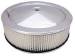  Parts -  Air Cleaner SetChrome 14" X 4" Muscle Car Style -Paper Element and Off-Set Base