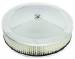  Parts -  Air Cleaner, Stainless Steel 14" X 3" Muscle Car Style -Paper Element and Hi-Lip Base