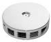  Parts -  Air Cleaner, Chrome 14" X 3" Louvered Style -Paper Element and Dominator Base
