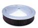  Parts -  Air Cleaner, Chrome 14" X 3" Muscle Car Style -Washable Element and Recessed Base