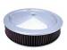  Parts -  Air Cleaner, Chrome 14" X 3" Muscle Car Style -Washable Element and Flat Base